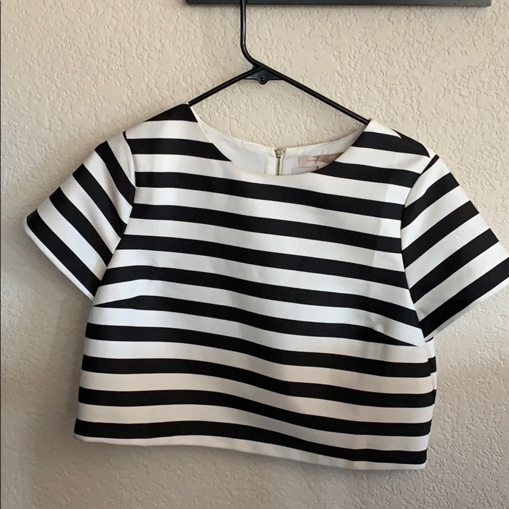 Contemporary Striped Patterned Blouse